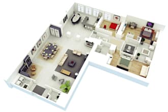 make 3d floorplan, walkthrough, interior