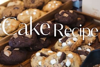 write cake recipe, cookie, pizza, dessert, salads recipe soup and stew recipe