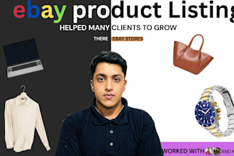do ebay listing, ebay product listing, ebay lister, ebay product upload