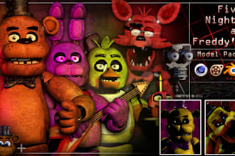 edit, create custom sfm model, fnaf model, tf2 gmod, lf4d2, vam vrchar avatar