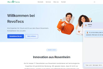 provide custom built chatbot in german and english