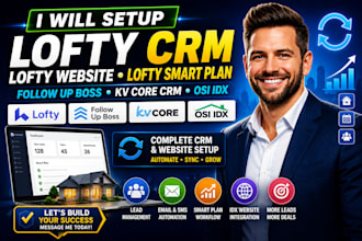 lofty CRM, lofty website, lofty smart plan, follow up boss, kv core CRM osi idx