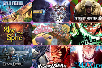 make steam capsule art game banner game logo steam capsule poster