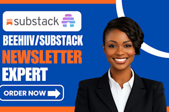 do beehiiv substack newsletter design substack setup beehive post