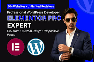 design and redesign wordpress website with elementor for your business webdesign
