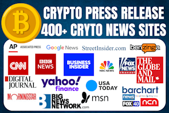 publish crypto press release, yahoo press release, submit crypto press release