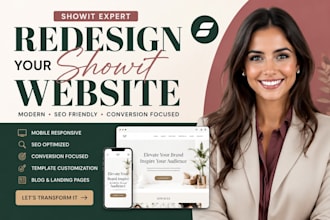 redesign your showit website for better SEO branding and conversion