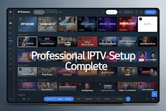 professionally setup and configure your iptv smarters or ott streaming platform