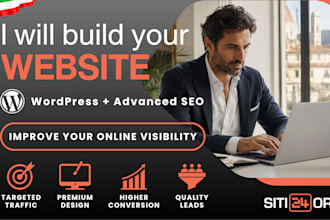 build a premium wordpress website, landing page, or SEO business site
