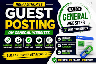 do guest posts niche edits USA UK general sites