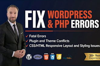 fix wordpress and PHP errors