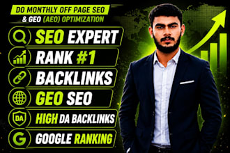do monthly off page SEO and GEO aeo optimization