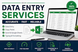 do accurate data entry and copy paste work