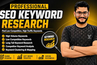 do advanced seo keyword research and competitor analysis