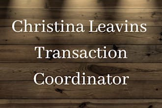 real estate transaction coordinator