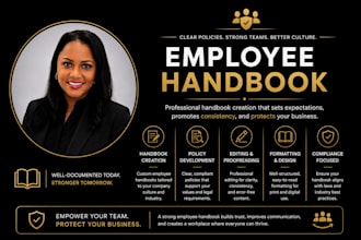 create employee handbook HR forms, training manual and job offer letter