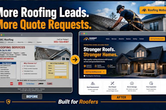 build a roofing website that gets more leads