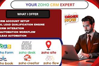 do zoho crm, zoho one, campaigns zoho flow,  CRM, flow  zoho desk zoho form book