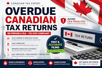 file your canada self employed tax return and fix overdue cra tax returns