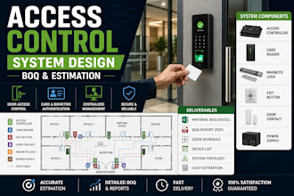 design access control system and boq