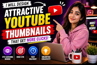 design clickable youtube thumbnails