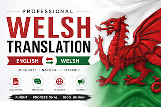 translate english to welsh or welsh to english