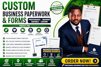 create custom business forms and paperwork for llc ltd startups and healthcare