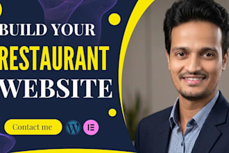 build food or restaurant website with online order and reservation