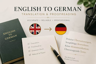 ich werde texte in deutsch schreiben und prüfen