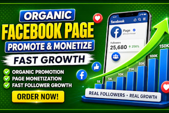 organically promote and monetize your facebook page for fast growth