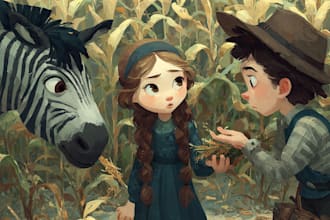 children book cover design for kids storybook
