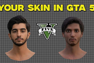 make your skin with favourite clothes in gta 5