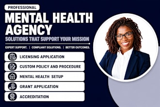 prepare mental health policy manuals for state licensing