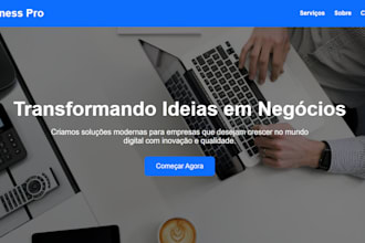desenvolver sites e sistemas web profissionais front end e back end