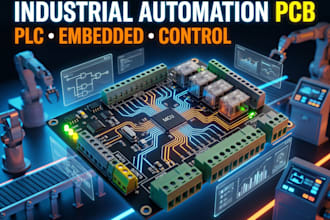 design industrial automation pcb, plc control board and embedded control system
