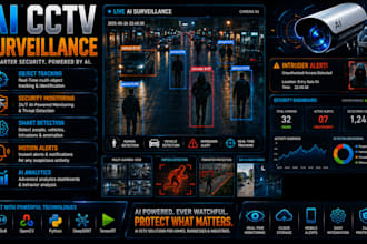 create ai cctv surveillance object tracking security system