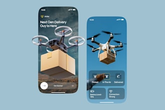 develop logistics courier parcel delivery app, ai route planning, tracking app