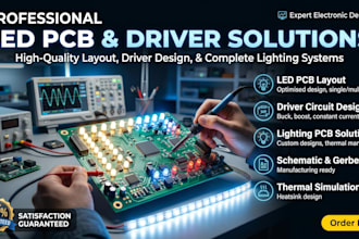 design led pcb layout, driver circuit and lighting pcb solutions