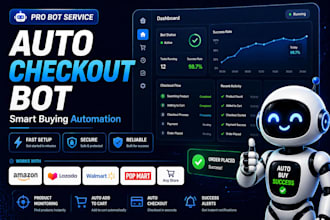 do auto purchase bot, auto checkout bot, amazon bot, auto buying bot, lazada bot