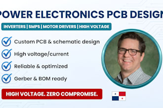 design power electronics pcb for inverters smps motor driver high voltage