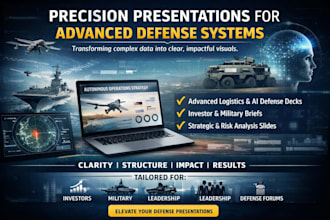 provide smart military logistics n supply chain optimization presentation design