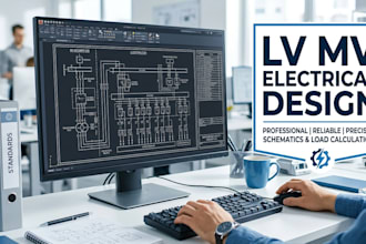 design lv mv electrical switchboard and distribution panel drawings