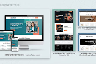 design a stunning and professional website