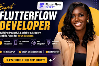 build flutterflow app, flutter mobile app, flutterflow developer