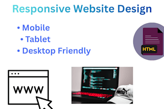 build a responsive landing page website