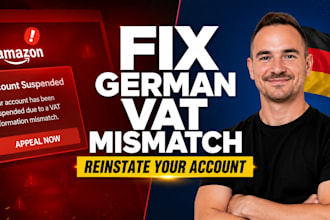fix your amazon germany vat mismatch and lift account suspension