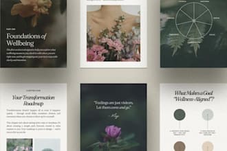 design digital product slides in canva for etsy shop seo promotion marketing
