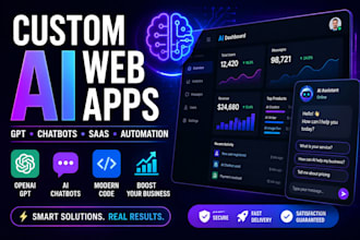 create modern ai saas mvp website and application