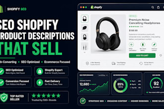 seo shopify product descriptions that increase sales