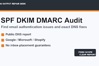 audit your spf, dkim, dmarc, and email dns records